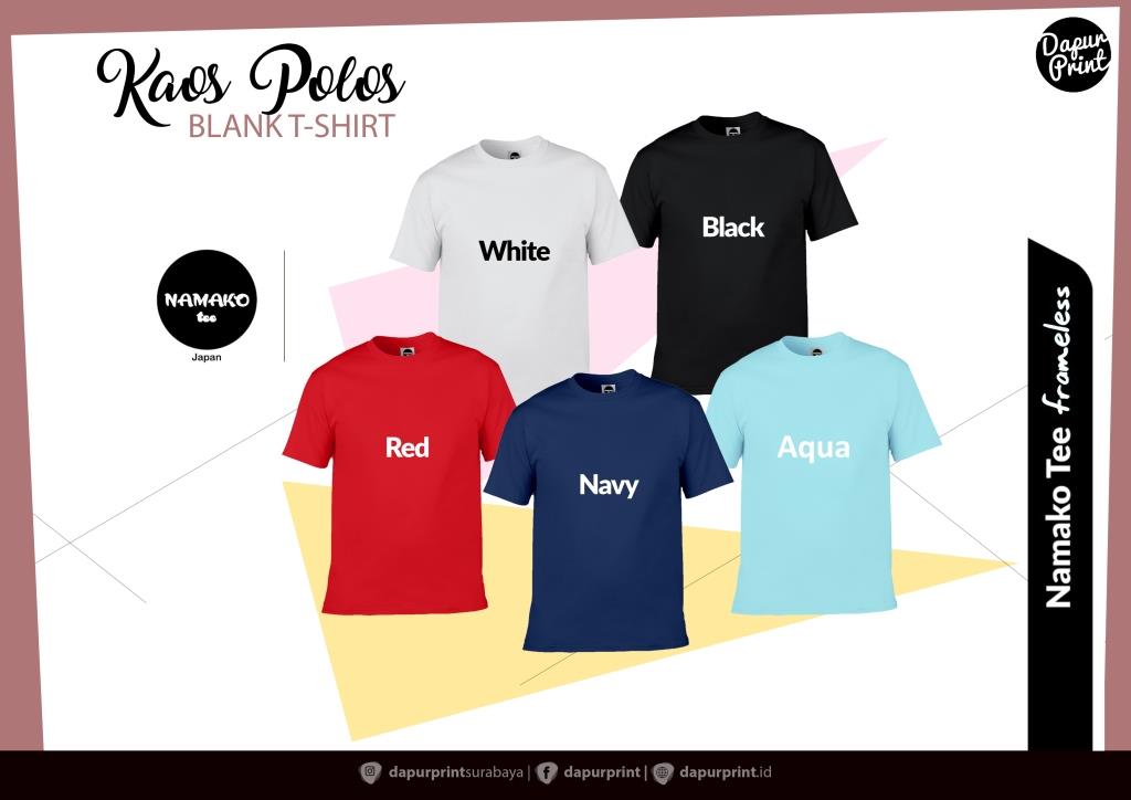  Kaos Polos Dapur Print