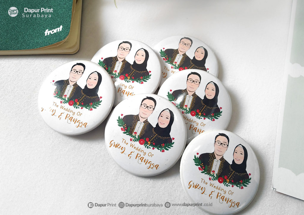 Souvenir PIN Peniti Custom MURAH | Dapur Print